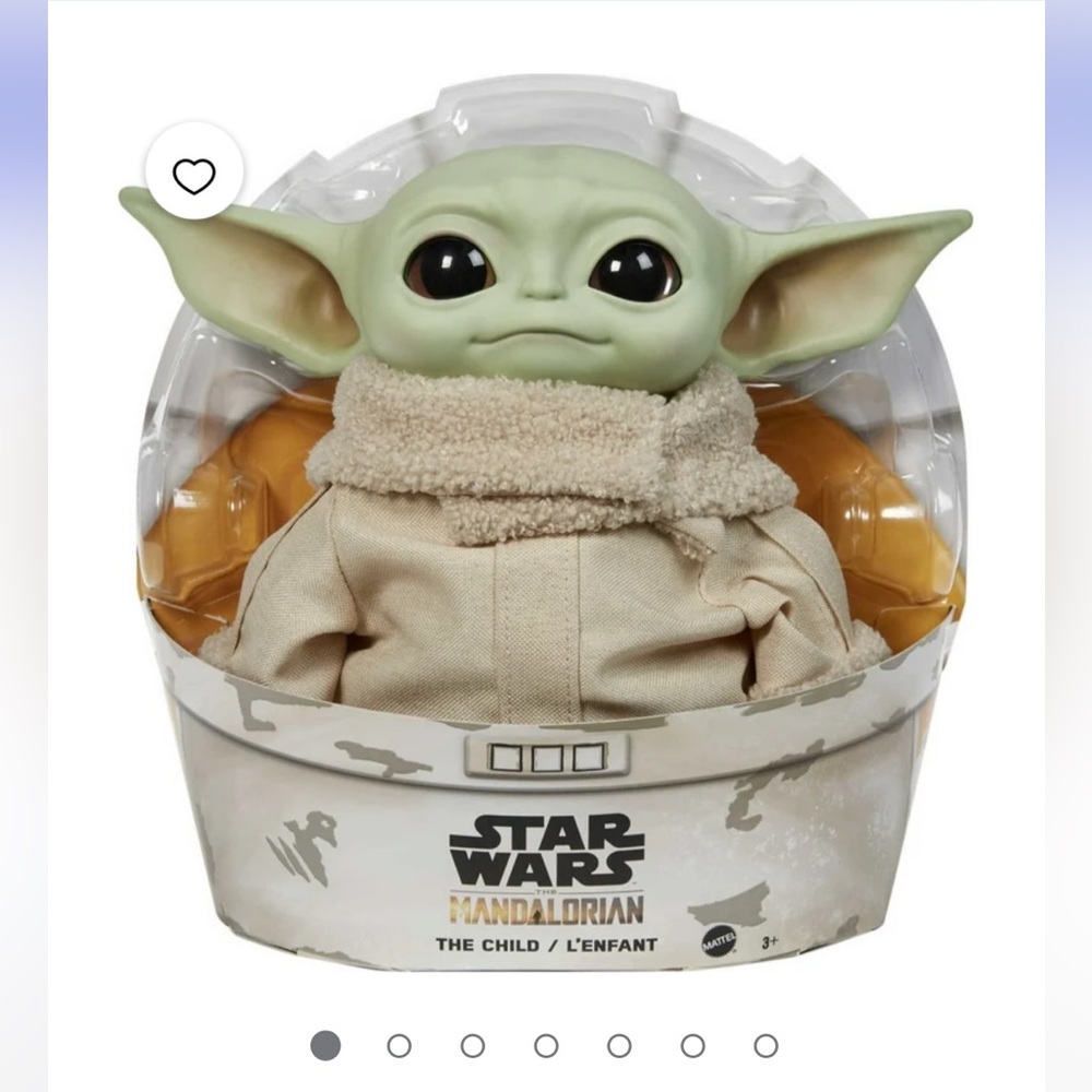 Star Wars the Child Plush Toy, 11-Inch Sm. Baby Yoda Figure from the Mandalorian